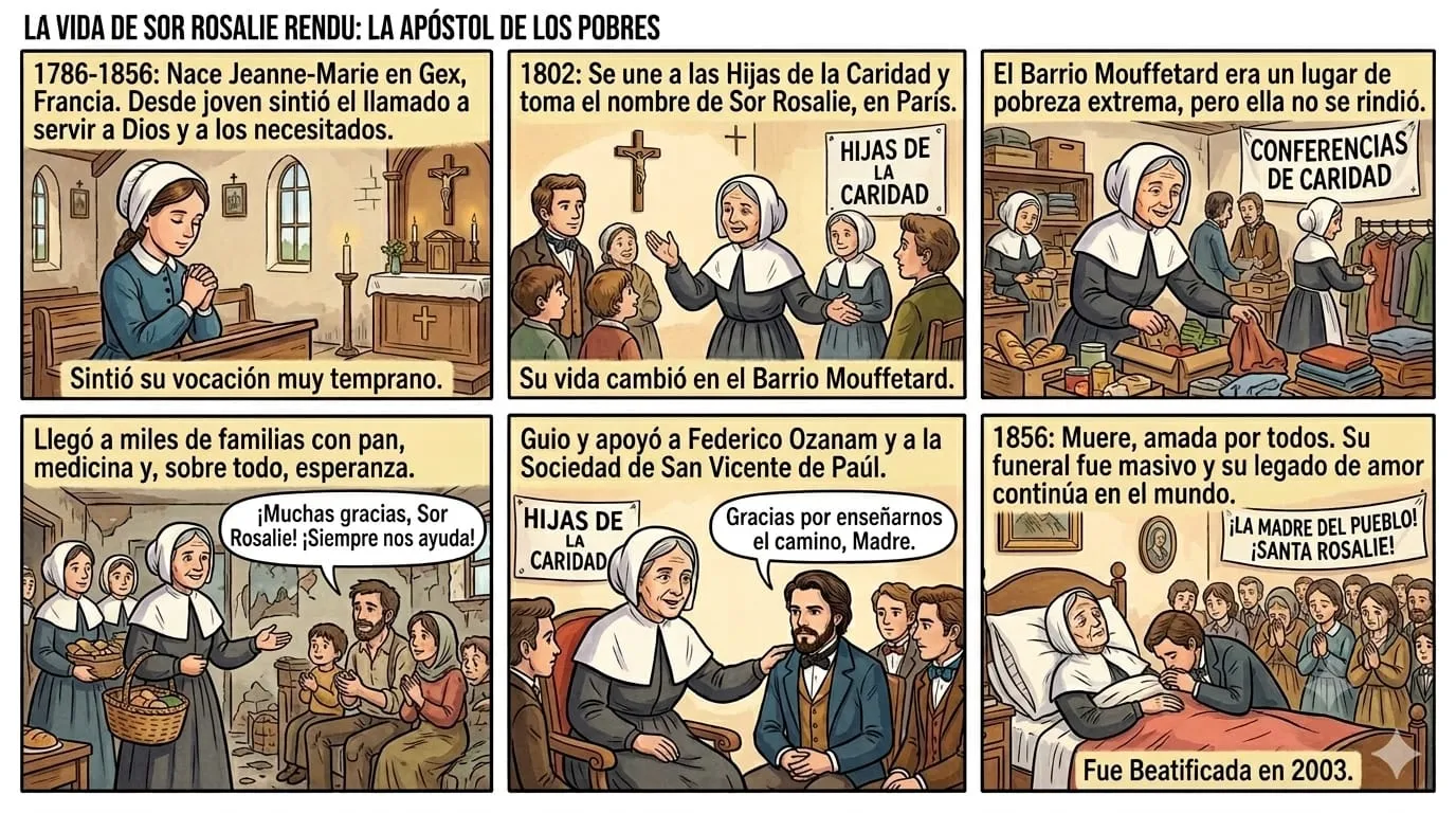 Cómic sobre la vida de Sor Rosalie Rendu, la apóstol de los pobres