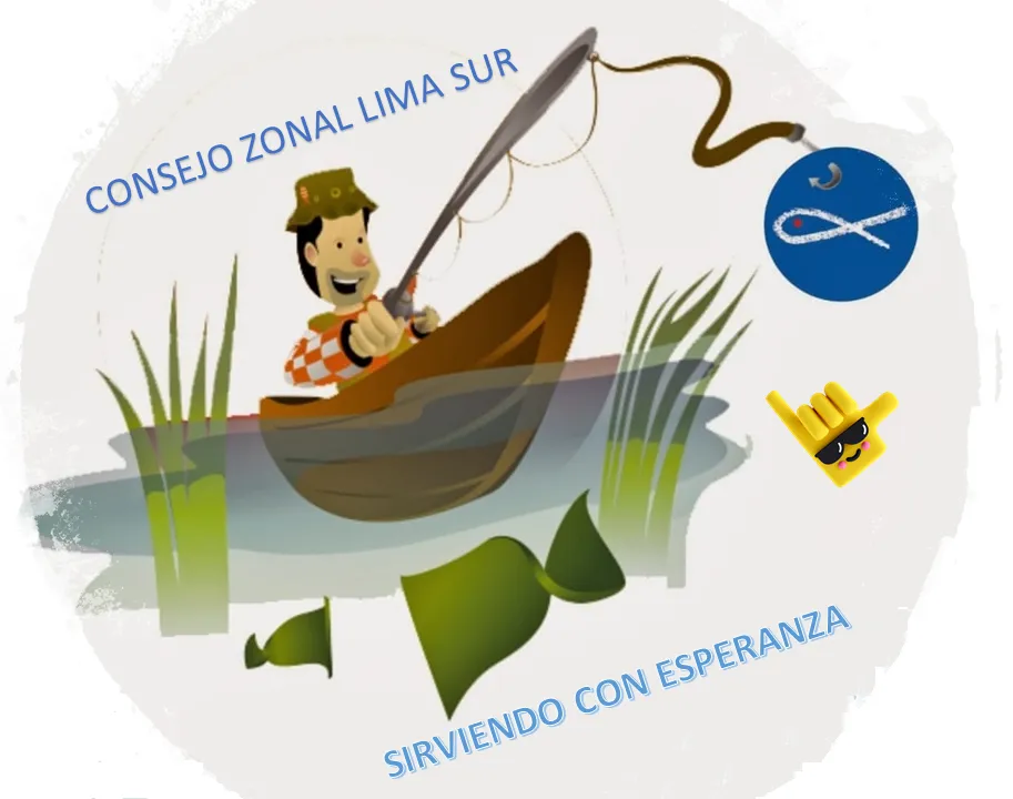Logo del Consejo Zonal Lima Sur: Sirviendo con esperanza